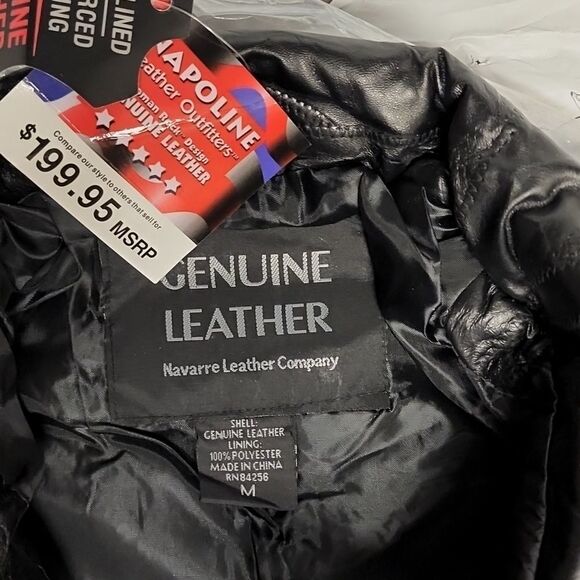 Men's leather jacket - Picture 3 of 7